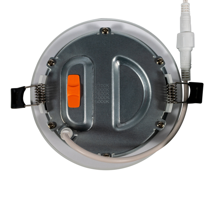 Topaz RDL4-8W-CS 4 Inch LED Canless Downlight 7.5W 620Lm CCT Selectable 2700K/3000K/3500K/4000K/5000K 90 CRI 120V Dimmable White 50W Equivalent (T76859)