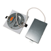 Topaz RDL6-SQ-9W-CS 6 Inch LED Canless Square Downlight 9W 760Lm CCT Selectable 2700K/3000K/3500K/4000K/5000K 90 CRI 120V Dimmable White 65W Equivalent (T76863)