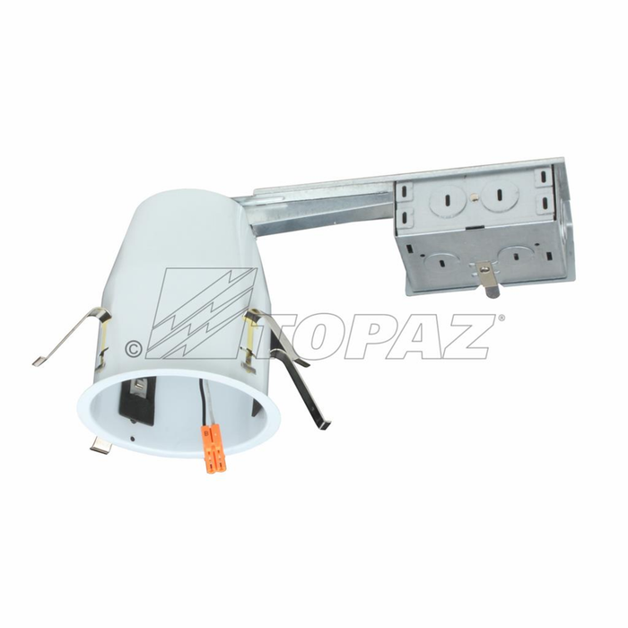 Topaz RH4/RLED/IC/AT-28 LED Can 4 Inch Remodel IC And AT Rated [Airtight] 120V With Quick Connect Plug (T79991)
