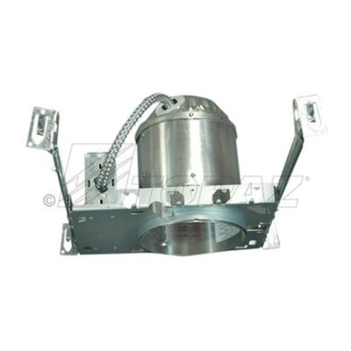 Topaz RH5/N/IC/AT-28 New Construction Housing Can 5 Inch Line Voltage IC Rated And AT Rated [Airtight] 120V E26 Socket (T77604)
