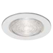 Topaz RT609WH/FL/P-28 6 Inch Can Trim Fresnel Glass Flat White Plastic Shower Ring [No Baffle] Uses A19 Incandescent Lamps Or LED Equivalent (T79160)