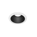 Topaz RT602BL/WH/AT-28 6 Inch Can Trim Socket Supporting Matte White Step Baffle/White Ring Airtight Torsion Springs For Floating Medium E26 Base Socket (T79610)