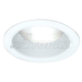 Topaz RT602WH-28 6 Inch Can Trim White Spay [Flared Opening] Baffle/White Ring Uses BR30/PAR30 Incandescent Lamps Or LED Equivalent (T77673)