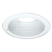 Topaz RT602WH/AT-28 6 Inch Can Trim Socket Supporting Matte White Step Baffle/White Ring Airtight Torsion Springs For Floating Medium Base Socket (T77598)