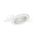 Topaz RT602WH/SC-28 6 Inch Sloped Can Trim All White Uses BR40/PAR38 Incandescent Lamps Or LED Equivalent (T78154)