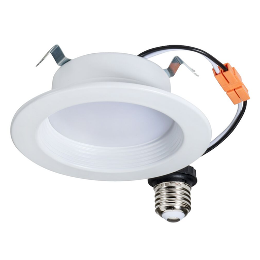 Topaz RTL/433WH/10W/D-61 LED Retrofit Recessed Downlight 4 Inch 10W 3000K 650Lm 90 CRI Dimmable 120V Baffle White Economy Series (T79586)