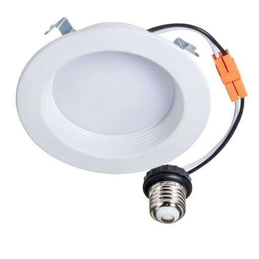 Topaz RTL/433WH/10W/D-61 LED Retrofit Recessed Downlight 4 Inch 10W 3000K 650Lm 90 CRI Dimmable 120V Baffle White Economy Series (T79586)