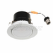 Topaz RTL/437WH/90/D-28 4 Inch LED Recessed Downlight Gimbal Trim 8W 3000K 620Lm 90 CRI 120V Dimmable White (T79707)