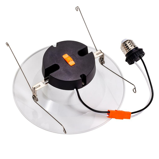 Topaz RTL/600WH/11W/CTS LED Retrofit Recessed Downlight 6 Inch 11W 1000Lm CCT Selectable 2700K/3000K/3500K/4000K/5000K 120V 90 CRI Smooth IC Dimmable White (T71138)