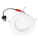 Topaz RTL/600WH/11W/CTS LED Retrofit Recessed Downlight 6 Inch 11W 1000Lm CCT Selectable 2700K/3000K/3500K/4000K/5000K 120V 90 CRI Smooth IC Dimmable White (T71138)