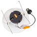 Topaz RTL/603WH/11W/CTS LED Retrofit Recessed Downlight 6 Inch 11W 1000Lm CCT Selectable 2700K/3000K/3500K/4000K/5000K 120V 90 CRI Baffle IC Dimmable White (T71133)