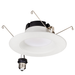 Topaz RTL/603WH/11W/CTS LED Retrofit Recessed Downlight 6 Inch 11W 1000Lm CCT Selectable 2700K/3000K/3500K/4000K/5000K 120V 90 CRI Baffle IC Dimmable White (T71133)