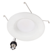 Topaz RTL/603WH/9W/CTS LED Retrofit Recessed Downlight 6 Inch 9W 770Lm CCT Selectable 2700K/3000K/3500K/4000K/5000K 120V 90 CRI Baffle IC Dimmable White (T71132)