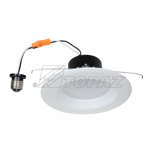 Topaz RTL/633WH/90/D-28 6 Inch Recessed Downlight 16W 3000K 1155Lm Round Baffle Trim 90 CRI 120V Dimmable White (T79723)