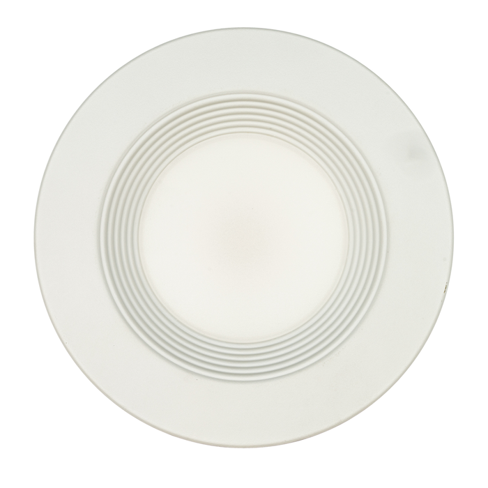 Topaz RTL4-6W-40K-WH-B LED Retrofit Recessed Downlight 4 Inch 6W 4000K 550Lm 90 CRI Dimmable 120V Baffle White Economy Series (T76975)
