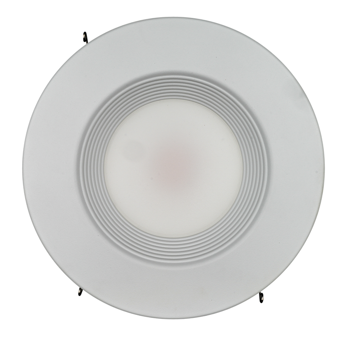 Topaz RTL6-12W-30K-WH-B LED Retrofit Recessed Downlight 6 Inch 12W 3000K 1080Lm 90 CRI Dimmable 120V Baffle White Economy Series (T76978)