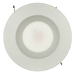 Topaz RTL6-12W-40K-WH-S LED Retrofit Recessed Downlight 6 Inch 12W 4000K 1080Lm 90 CRI Dimmable 120V Smooth White Economy Series (T76971)