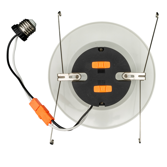 Topaz RTL6-13W-PCS-WH-B LED Retrofit Recessed Downlight 6 Inch Wattage/CCT Selectable 7.5W/9.5W/13W 2700K/3000K/3500K/4000K/5000K 120V Baffle Dimmable White (T76989)