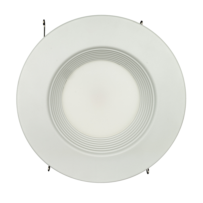 Topaz RTL6-8W-30K-WH-B LED Retrofit Recessed Downlight 6 Inch 7.5W 3000K 730Lm 90 CRI Dimmable 120V Baffle White Economy Series (T76976)