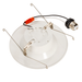Topaz RTL6-8W-30K-WH-S LED Retrofit Recessed Downlight 6 Inch 7.5W 3000K 730Lm 90 CRI Dimmable 120V Smooth White Economy Series (T72777)