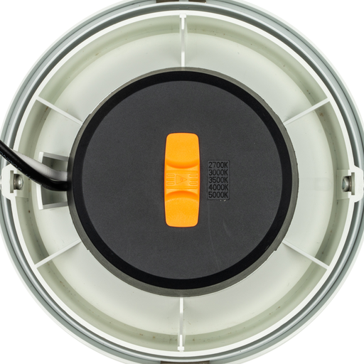 Topaz RTL6-ADJ-11W-CS-WH LED Retrofit Recessed Downlight 6 Inch 11W 1000Lm CCT Selectable 2700K/3000K/3500K/4000K/5000K 120V 90 CRI Smooth Dimmable White (T76987)