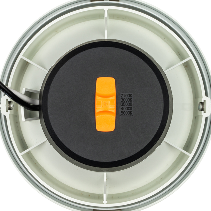 Topaz RTL6-ADJ-9W-CS-WH LED Retrofit Recessed Downlight 6 Inch 9W 810Lm CCT Selectable 2700K/3000K/3500K/4000K/5000K 120V 90 CRI Smooth Dimmable White (T76986)