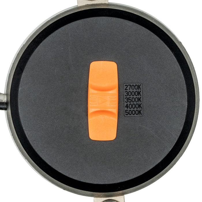Topaz RTL6-SQ-11W-CS-WH LED Retrofit Recessed Square Downlight 6 Inch 11W 1000Lm CCT Selectable 2700K/3000K/3500K/4000K/5000K 120V 90 CRI Baffle Dimmable White (T76984)