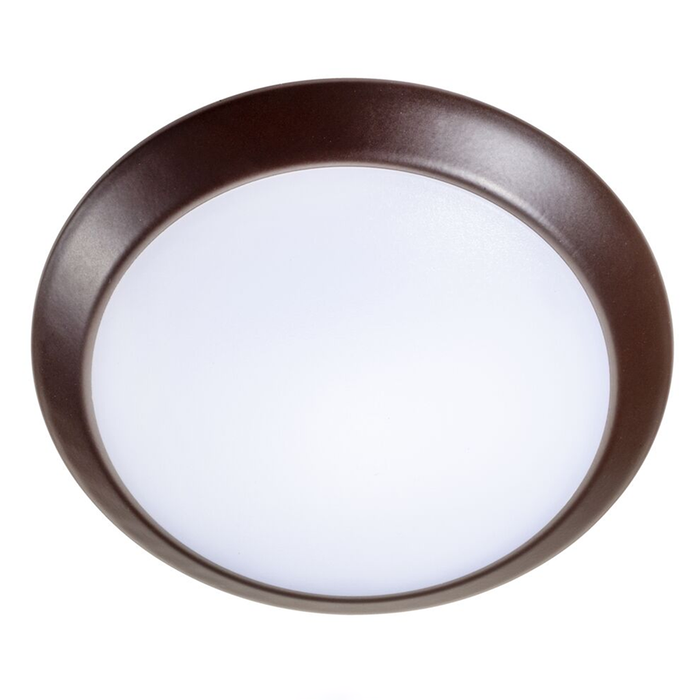 Topaz SDL4/8W/BZ/D/CTS 4 Inch LED Surface Mount Disk Light 8W 660Lm CCT Selectable 2700K/3000K/3500K/4000K/5000K 90 CRI 120V Dimmable Bronze Trim (T70768)