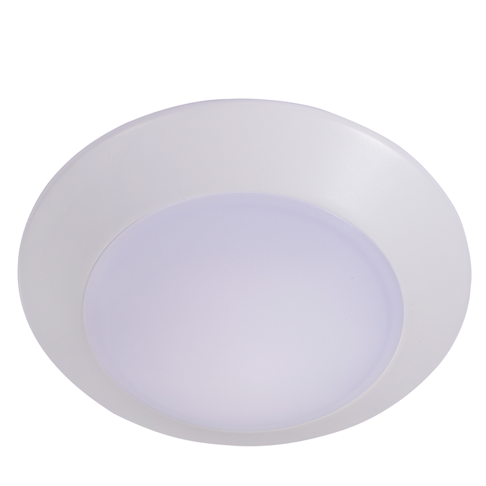 Topaz SDL4-11-930-D 4 Inch LED Surface Mount Disk Light 3000K 11W 900Lm 90 CRI 120V Dimmable White (T73954)