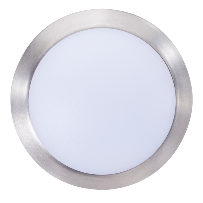 Topaz SDL4-8W-BN-D-CTS 4 Inch LED Surface Mount Disk Light 8W 660Lm CCT Selectable 2700K/3000K/3500K/4000K/5000K 90 CRI 120V Dimmable Brushed Nickel Trim (T73737)