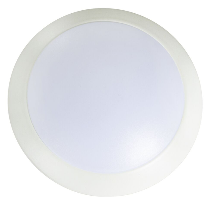 Topaz SDL4/8W/WH/D/CTS 4 Inch LED Surface Mount Disk Light 8W 660Lm CCT Selectable 2700K/3000K/3500K/4000K/5000K 90 CRI 120V Dimmable White Trim (T70722)
