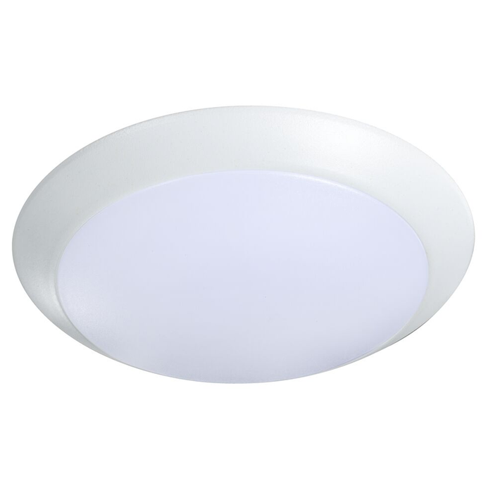 Topaz SDL4/8W/WH/D/CTS 4 Inch LED Surface Mount Disk Light 8W 660Lm CCT Selectable 2700K/3000K/3500K/4000K/5000K 90 CRI 120V Dimmable White Trim (T70722)