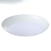 Topaz SDL6/11W/WH/D/CTS 6 Inch LED Surface Mount Disk Light 11W 905Lm CCT Selectable 2700K/3000K/3500K/4000K/5000K 90 CRI 120V Dimmable White Trim (T70723)