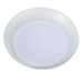 Topaz SDL6/11W/WH/D/CTS 6 Inch LED Surface Mount Disk Light 11W 905Lm CCT Selectable 2700K/3000K/3500K/4000K/5000K 90 CRI 120V Dimmable White Trim (T70723)
