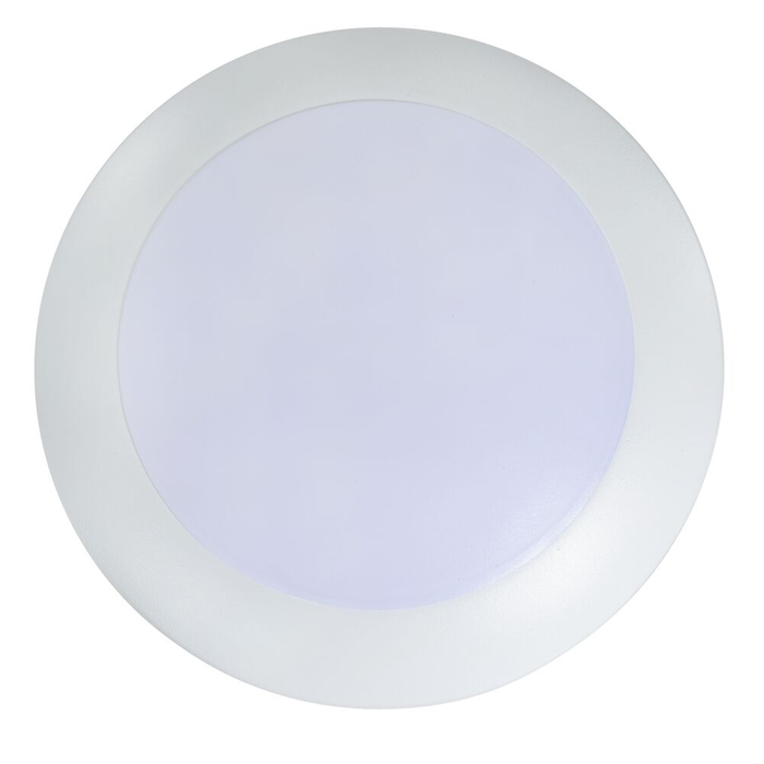 Topaz SDL6/11W/WH/D/CTS 6 Inch LED Surface Mount Disk Light 11W 905Lm CCT Selectable 2700K/3000K/3500K/4000K/5000K 90 CRI 120V Dimmable White Trim (T70723)