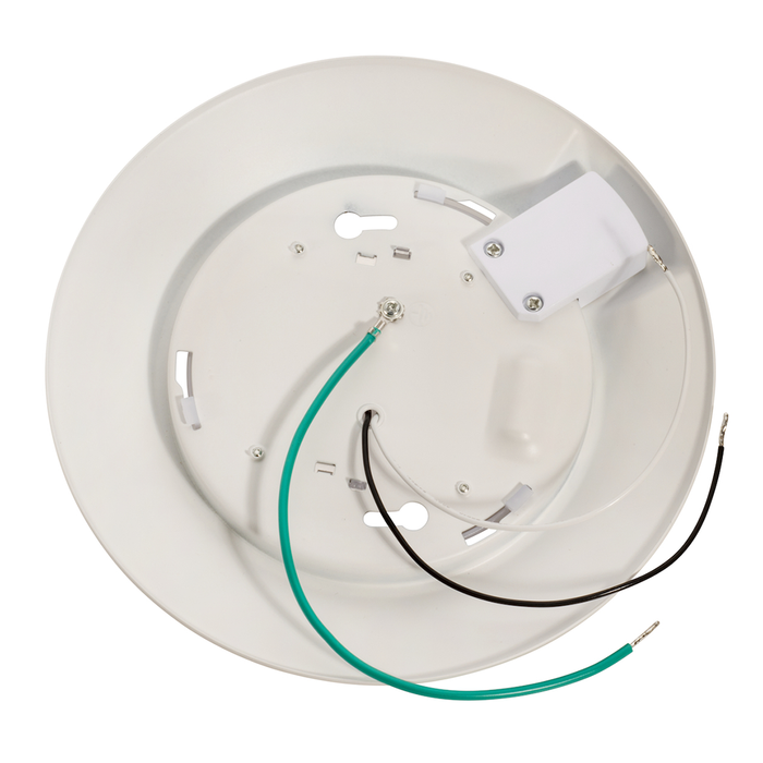 Topaz SDL6-14W-30K-WH-MS 6 Inch LED Surface Mount Disk Light 3000K 14W 990Lm 90 CRI 120V Non-Dimmable White Integrated Motion Sensor (T73329)