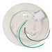 Topaz SDL6-14W-40K-WH-MS 6 Inch LED Surface Mount Disk Light 4000K 14W 1000Lm 90 CRI 120V Non-Dimmable White Integrated Motion Sensor (T73330)