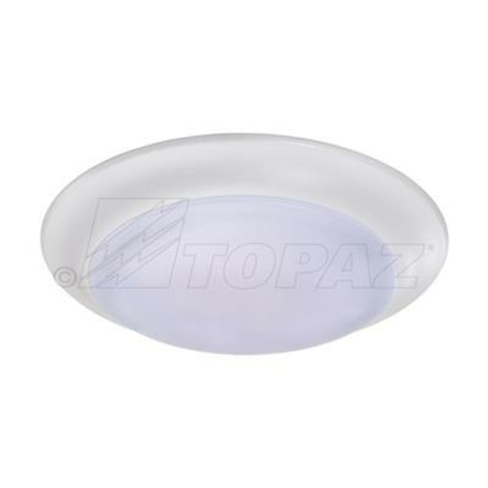 Topaz SDL6-15-940-D 6 Inch LED Surface Mount Disk Light 4000K 15W 1200Lm 90 CRI 120V Dimmable White (T73962)
