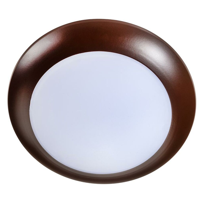 Topaz SDL6/15W/BZ/D/CTS 6 Inch LED Surface Mount Disk Light 15W 1230Lm CCT Selectable 2700K/3000K/3500K/4000K/5000K 90 CRI 120V Dimmable Bronze Trim (T70770)