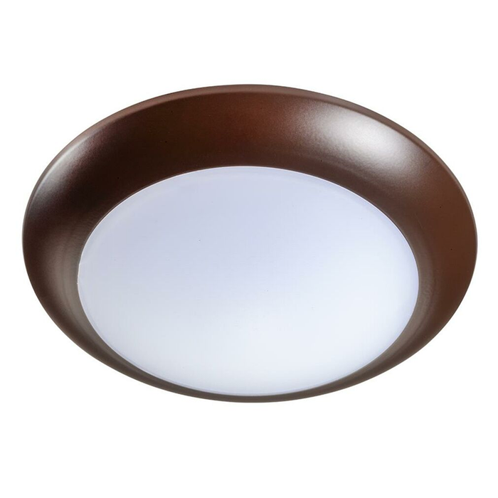 Topaz SDL6/15W/BZ/D/CTS 6 Inch LED Surface Mount Disk Light 15W 1230Lm CCT Selectable 2700K/3000K/3500K/4000K/5000K 90 CRI 120V Dimmable Bronze Trim (T70770)