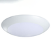 Topaz SDL6/15W/WH/D/CTS 6 Inch LED Surface Mount Disk Light 15W 1230Lm CCT Selectable 2700K/3000K/3500K/4000K/5000K 90 CRI 120V Dimmable White Trim (T70724)
