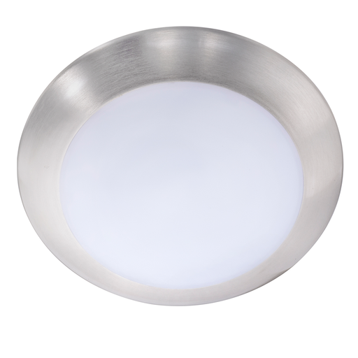 Topaz SDL6-15W-BN-D-CTS 6 Inch LED Surface Mount Disk Light 15W 1230Lm CCT Selectable 2700K/3000K/3500K/4000K/5000K 90 CRI 120V Dimmable Brushed Nickel Trim (T73739)