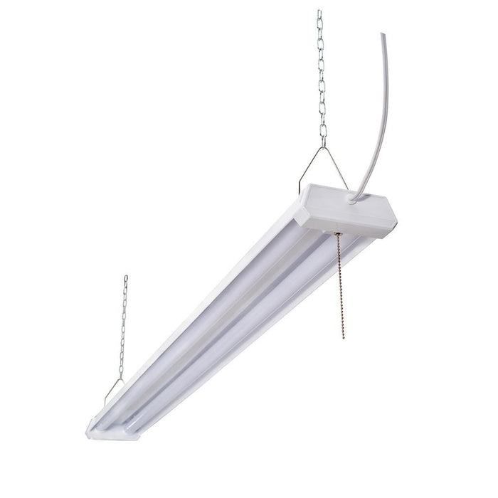 Topaz SHL/42W/40K/120V 4 Foot LED Linear Shop Light 2 Integrated Tubes 42W 4000K 4000Lm 80 CRI 120V 5 Foot Power Cord/Plug Suspended Mount (T70980)