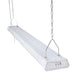 Topaz SHL/42W/40K/120V 4 Foot LED Linear Shop Light 2 Integrated Tubes 42W 4000K 4000Lm 80 CRI 120V 5 Foot Power Cord/Plug Suspended Mount (T70980)