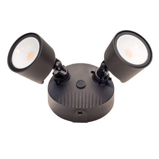 Topaz SL/24W/40K/BZ 24W LED Outdoor Security 2-Head Flood Light 24W 4000K 2000Lm 80 CRI 120V Bronze (T72989)