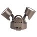 Topaz SL/24W/40K/BZ/MS 24W LED Outdoor Security 2-Head Flood Light 24W 4000K 2000Lm 80 CRI 120V Bronze With Motion Sensor (T72990)