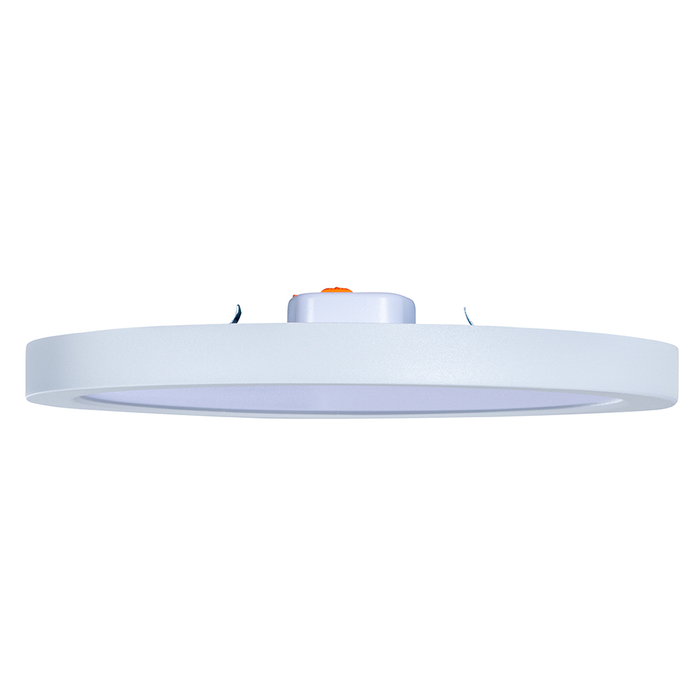 Topaz SMD7/RND/17/CTS-46 7 Inch LED Surface Mount Downlight 17W 1400Lm CCT Selectable 2700K/3000K/3500K/4000K/5000K 90 CRI Dimmable 120V White (T70969)