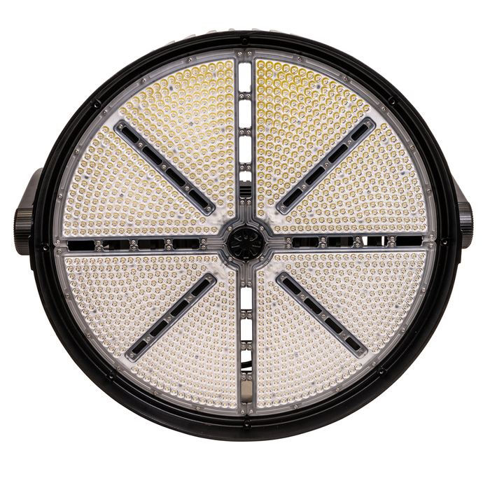 Topaz SP-1200PS-50K-HV Sports Light Power Selectable 800W/1000W/1200W 5000K 128000Lm/155000Lm/180000Lm 200-480V High Yoke Mount 20 Degree Beam Angle 7-Pin Receptacle (T74451)