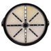 Topaz SP-1200PS-50K Sports Light Power Selectable 800W/1000W/1200W 5000K 128000Lm/155000Lm/180000Lm 120-277V Yoke Mount 20 Degree Beam Angle 7-Pin Receptacle (T74450)
