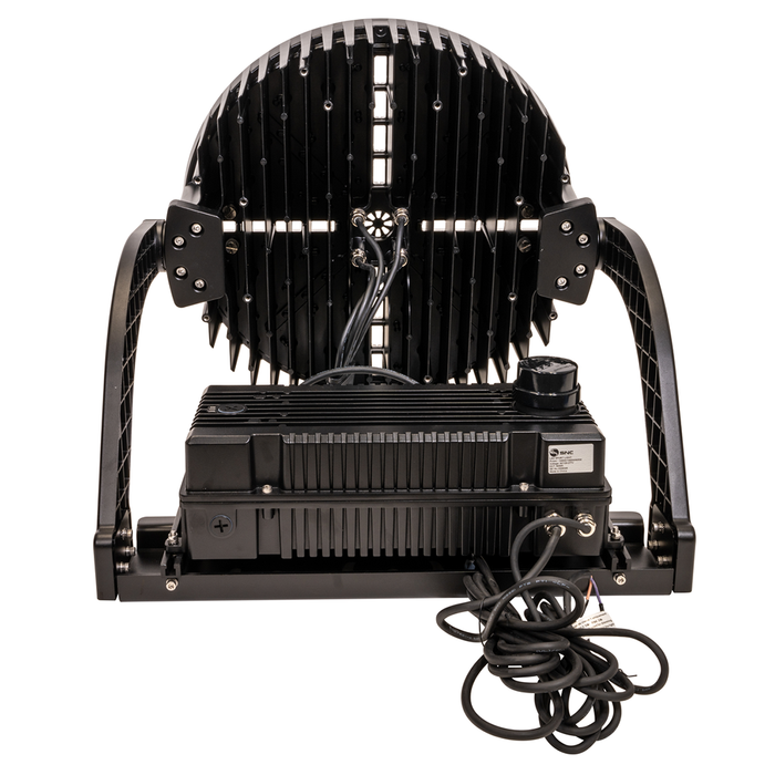 Topaz SP-1200PS-50K Sports Light Power Selectable 800W/1000W/1200W 5000K 128000Lm/155000Lm/180000Lm 120-277V Yoke Mount 20 Degree Beam Angle 7-Pin Receptacle (T74450)